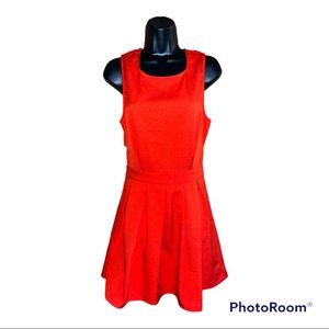 Women’s red dress